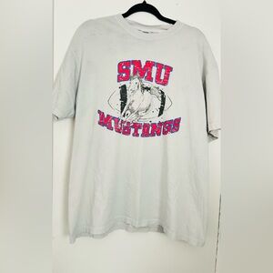 SMU Mustang T-Shirt, Gray